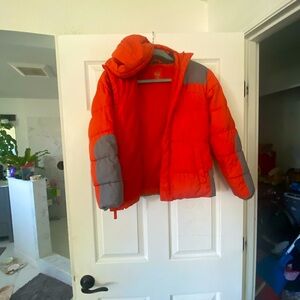 Boys winter jacket. Puffy and insulated